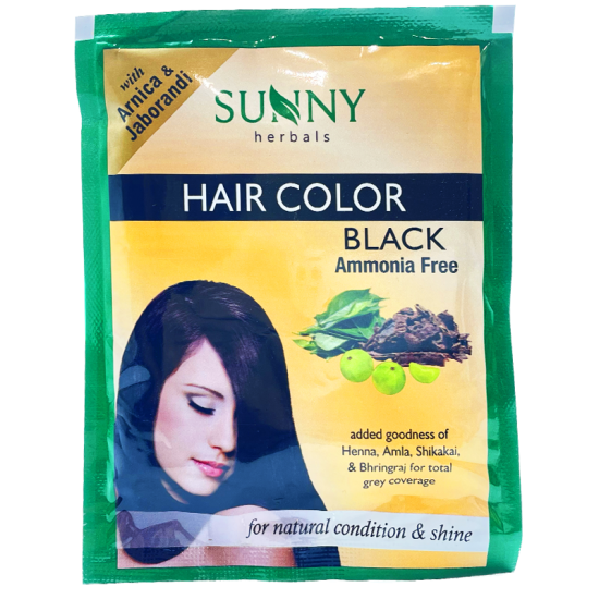 Bakson Sunny Herbals Hair Color Black Ammonia Free