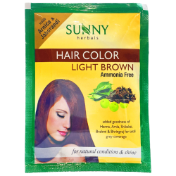 Bakson Sunny Herbals Hair Color Light Brown Ammonia Free