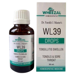 Wheezal WL-39 Tonsillitis Drops